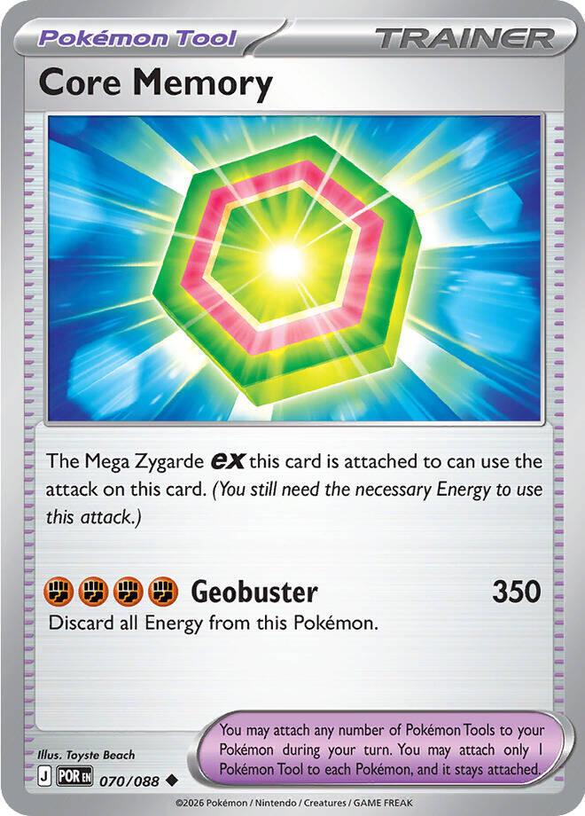 Perfect Order Core Memory Pokémon card
